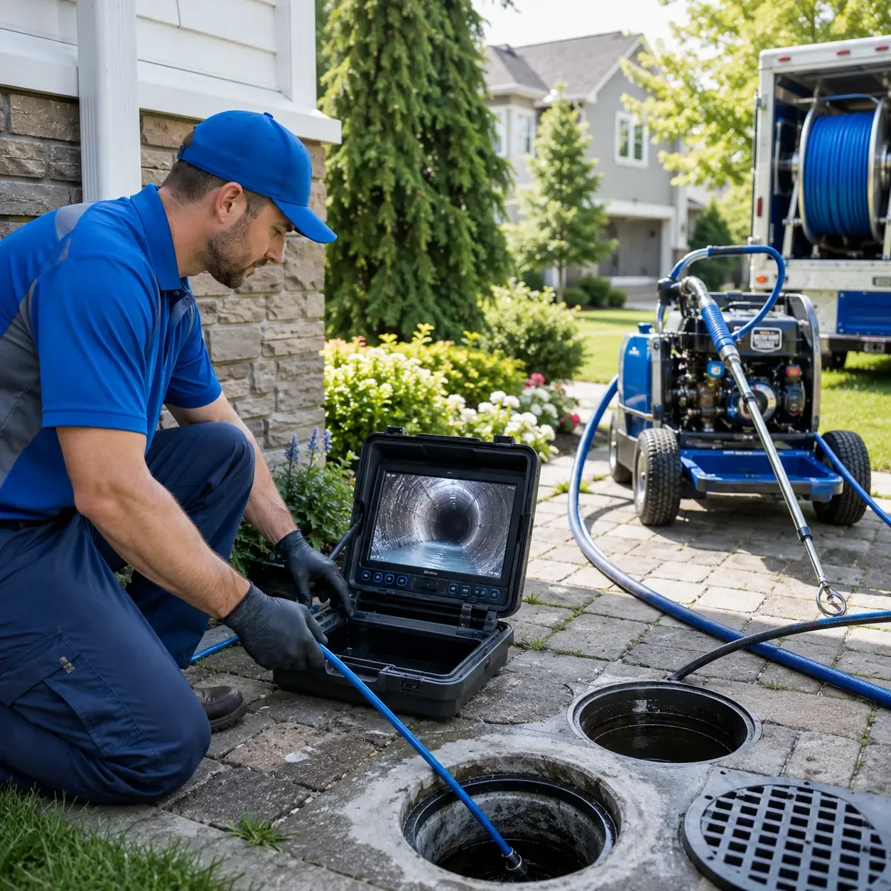 Outdoor drain cleaning professionals serving Darlington, PA